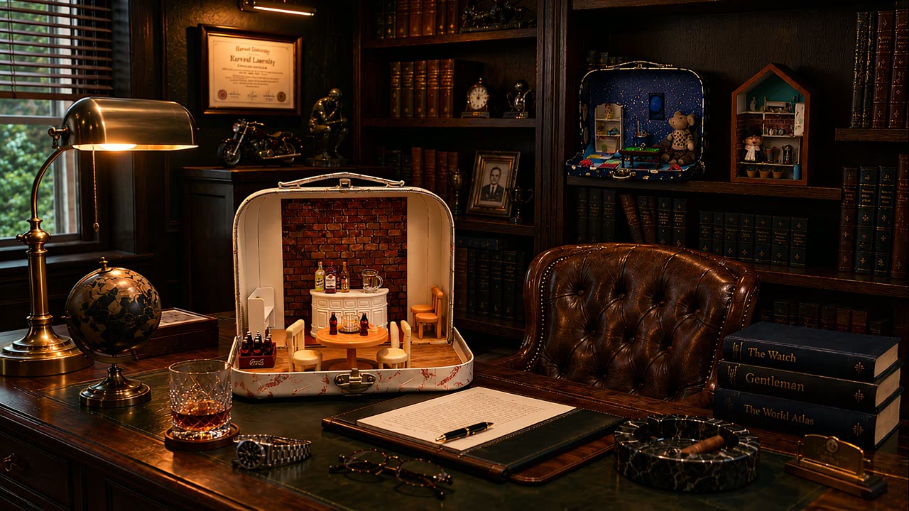 The Study cinematic still