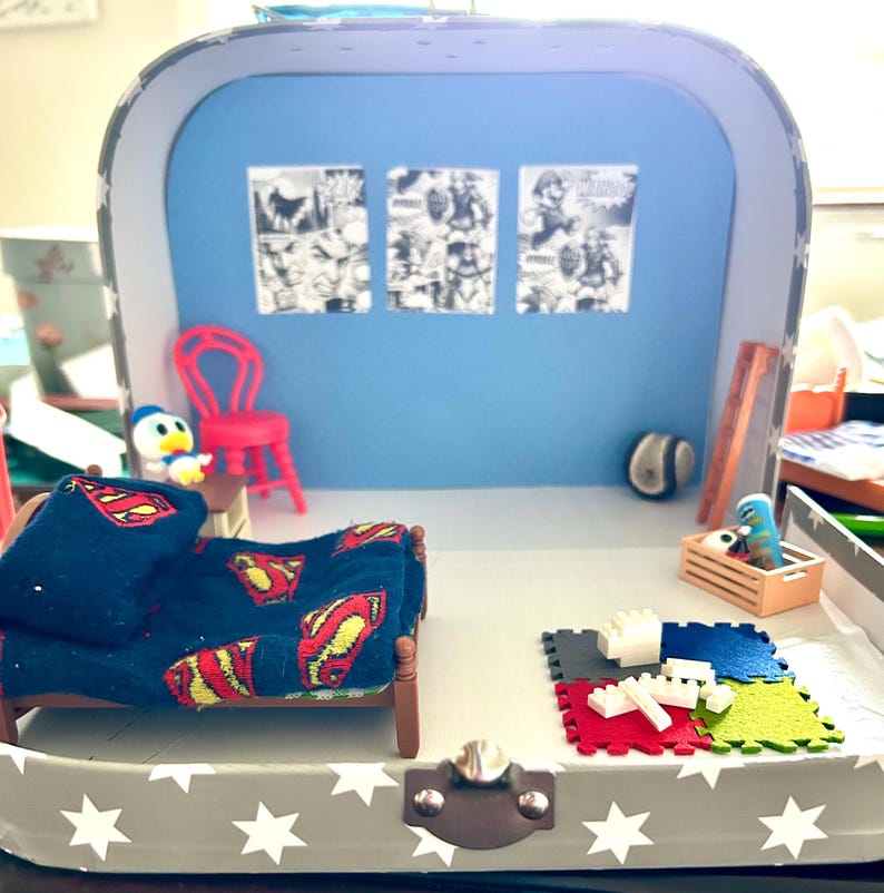 boys Bedroom Suitcase Dollhouse — photo 6