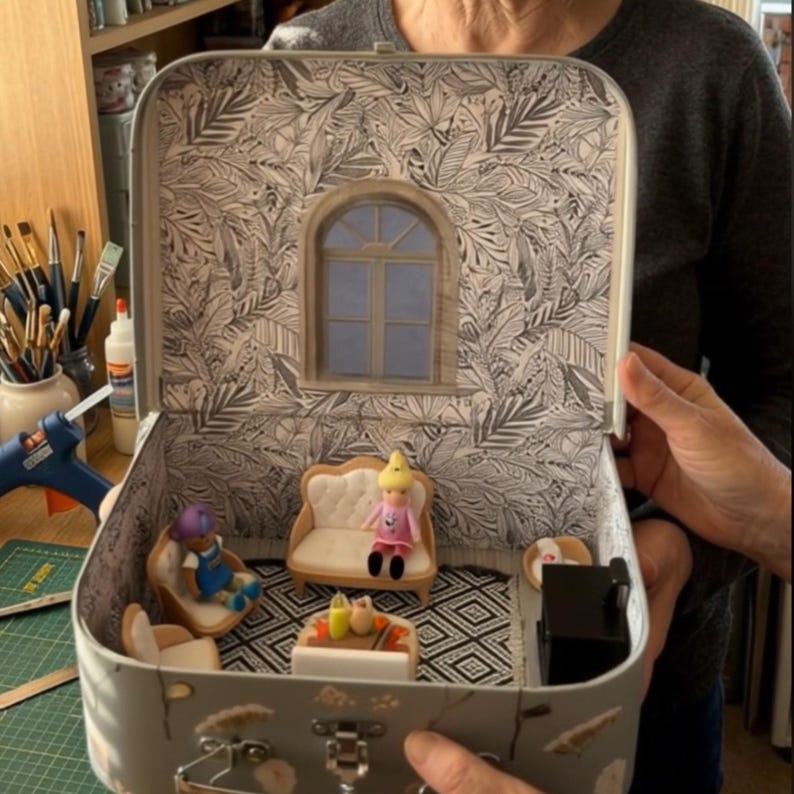 Travel Suitcase Dollhouse — photo 2